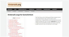 Desktop Screenshot of kindersofa.org