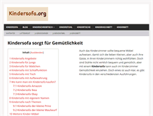 Tablet Screenshot of kindersofa.org